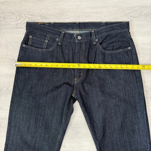Levi's Men's 559 Deep Indigo Relaxed Straight Fit Jeans W38 - Picture 11 of 17
